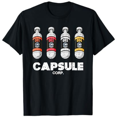 Capsule Corp pour Geek et Otaku fan d'Animé et de Manga 90s T-Shirt
