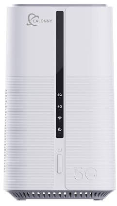 Calonny router 5G BE7200Mbps WIFI 7 con SIM 3 porta RJ11/ WAN/LAN 5G 7.2Gbps Dual Band 2.4GHz,5.0GHz 802.11 a/b/g/n/ac/ax/be