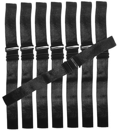 NIYANGLE 8pcs Adjustable Wig Elastic Bands Wig Adjustable Straps Sewing Making Tools Elastic Strap for Cap Making Hairband Supplies