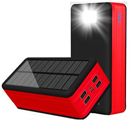 Power Bank, 50000 Mah/Caricabatterie solare/Solare/Caricabatterie solare portatile/Caricabatterie portatile per telefono cellulare
