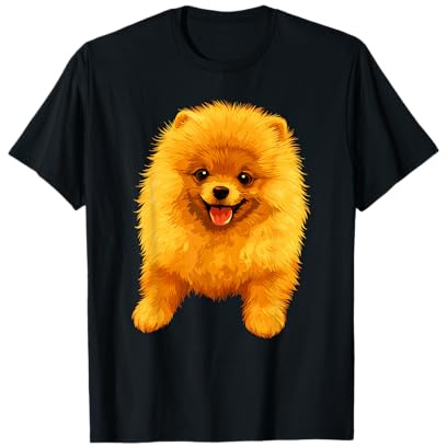Poméranien Chien Pomeranian Pom Doux Spitz Allemand T-Shirt