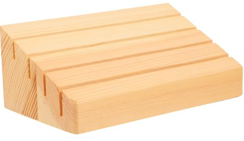 ORFOFE 2 Stück Teiliges Holz Kartenhalter Praktischer Spielkartenständer aus Robustem Holz Vielseitig für Kartenspiele Handfreundlich und Platzsparend Elegantes Design für Zuhause und