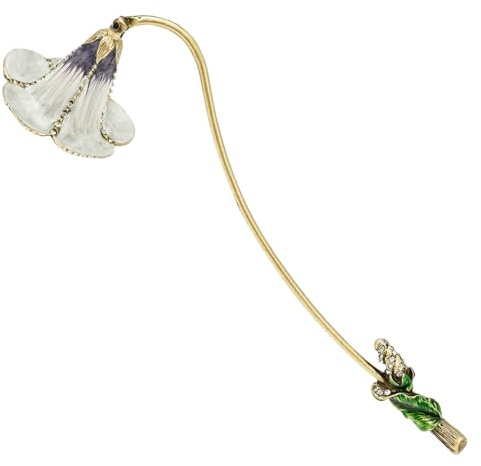 Deuson Kerzenlöscher,Dochtlöscher,Blumenförmiger Ausmachen,Kerzen Zubehör mit Metallgriff,Vintage Kerzenlöschzange,für die Meisten Kerzen(Stil 1)