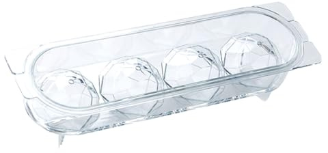 JOINPAYA Moule à Glaçons Sphérique en Plastique 3 Cm, Bac à Glaçons Domestique pour Cocktails Whisky, Moule à Glace Ronde Facile à Démouler, Usage la Cuisine et Bar, 1 Pièce