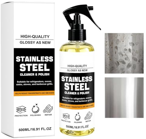 Ugnsrengöringsmedel - 500 ml Skonsam Och Långvarig | Grillrengöringsspray - för badrum, utomhus, räcken, handfat, diskhoar, dörrar, gångjärn och vitvaror
