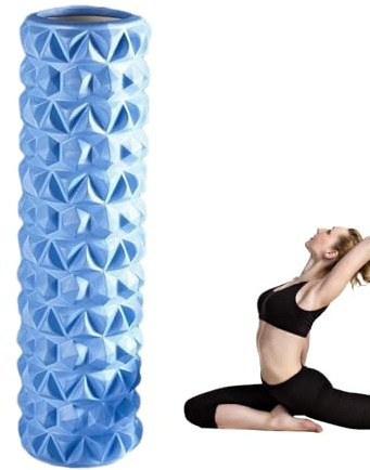 Rullo In Schiuma | Rullo In Schiuma Ad Alta Densità | Mazza Chiodata | Strutturata E Cava, Rilascio Professionale Del Di Attivazione Miofasciale, Migliora La Mobilità E La Circolazione, Il Recupe