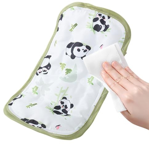 Cuscino per Allattamento - 28x16cm Cuscino per Nutrizione - Cinturino Elastico Regolabile Animali Salvietta Rinfrescante | per Prevenzione Surriscaldamento in Allattamento