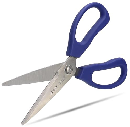 KUNIFU Kitchen Scissors, All Purpose Kitchen Shears, Heavy Duty Come Apart Scissors Gadgets Utensils - Blue