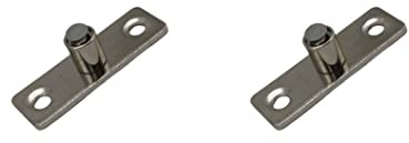 Bodenführung Boden Rollenführung für Holzschiebetür Führungsrolle mit Kugellager Rolle Tür Schiebetürbeschlag Zubehör für Schiebetür 40x13x12mm 2 Stück