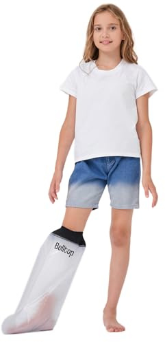 belltop Protège-plâtre jambe/bras - enfant. Protection plâtre jambe/bras pour douche/baignade - réutilisable. Protège- plâtre enfant: 100% étanche (Protège-jambe)