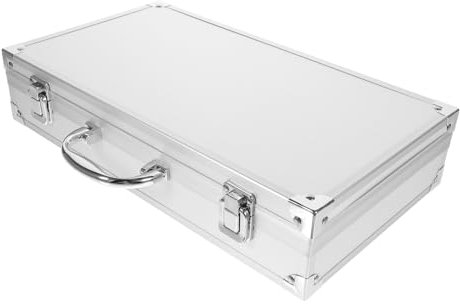 AUTSUPPL Aufbewahrungsbox Aus Aluminiumlegierung Tragbare Aufbewahrungsbox Für Medikamente Werkzeugkasten Mit Verstärktem Griff Für Einfachen Transport Für Haushalt Büro Und Reisen