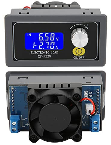 Battery Checker Tester, Intelligent Temperature-Controlled Electronic Load, OAP, OHP Functions, Rotating Encoder Potentiometer, Data Group Function, for Battery Capacity Testing