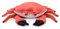 RLOMUTE Peluche Granchio marrone 15.7 pollici Cuscino giocattolo animale morbido e carino adatto per San regali feste compagni camera da letto per decorazione per la casa regalo per bambini