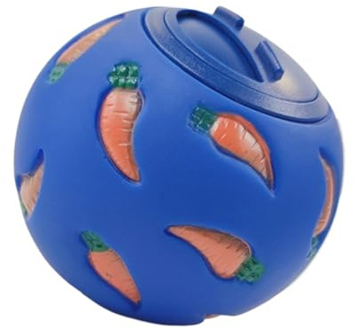 Anziehball für Kaninchen – Leckerlispender für Hedgehog | Futterpuzzle Spielzeug für Hässenball | Interaktives Lebensmittelverteilungsspielzeug | Fouring-Spielzeug
