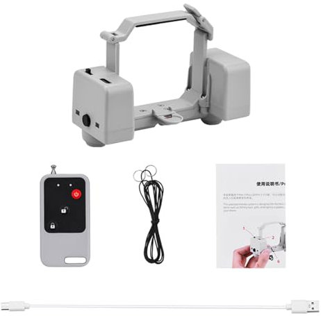SZZCNOX MINI 3/3 PRO Aerial Thrower Payload Release Airdrop System, Dispositivo di rilascio di rilascio di trasporto per DJI Mini 3/3 PRO Drone accessori per matrimonio/regalo/esca da pesca