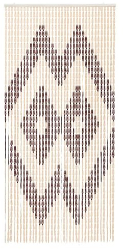 emmevi Tenda Piastrine Pvc Etnica Finestra Porta Entrata Interno Esterno Zanzariera Antimosche 140x230 (C)
