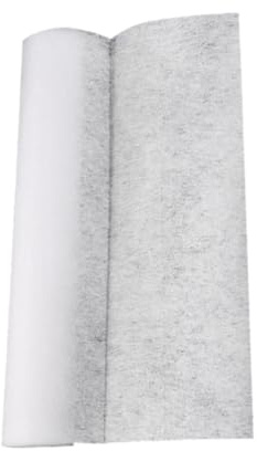 SHERCHPRY Papel Absorbente de Aceite y Material No Tejido Blanco Diseño de Filtración Fina para Campanas Extractoras para Cocina Residuos
