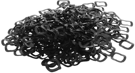 ULTECHNOVO Rondelle Elastiche Ondulate in Acciaio Nero 6 MM Diametro Interno Spessore 02 MM Set 1000 Pezzi per Bulloni Viti Cuscinetti Motore Ammortizzatori Vibrazioni Uso Industriale