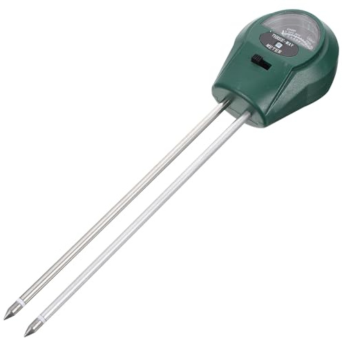 TOYANDONA Rilevatore 3 in 1 per Ph Umidità e Temperatura del Terreno Quadrante Digitale, Misuratore Rapido di Umidità del Suolo per Giardino, Piante in Vaso e Serra