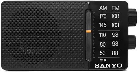 Radio Sanyo KS147 Transistor Am/FM. (Negro)