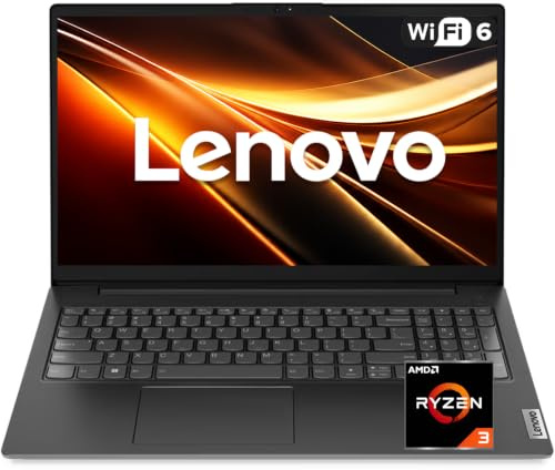 Lenovo Business Laptop, 15.6 FHD Display, AMD Ryzen 3 CPU, 16GB DDR5 RAM, 256GB SSD, Wi-Fi 6, Windows 11 Pro with Microsoft 365 for the Web