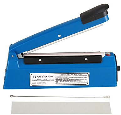 Yontree Folienschweißgerät Siegelmaschine Plastik Heißsiegelgerät 30x11CM