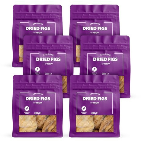 by Amazon Figues Séchées, 200 g x lot de 6