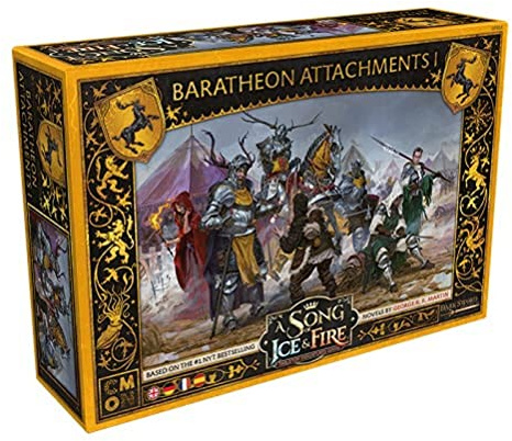 CMON, A Song of Ice & Fire – Verstärkungen von Haus Baratheon I, Erweiterung, Tabletop, 2 Spieler, Ab 14+ Jahren, 45+ Minuten, Deutsch, Mehrsprachig, Mehrfarbig, Bunt
