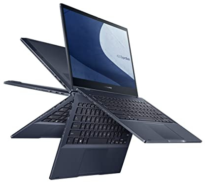 ASUS ExpertBook B5 Thin & Light Flip Business Laptop 13,3 pollici FHD OLED, Intel Core i7-1165G7, 1TB SSD, 16GB RAM, batteria per tutto il giorno, videoconferenza, NumberPad, Win 10 Pro,