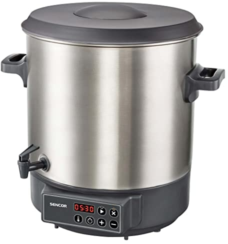 Caldera de conservación digital, 1800 W, plata