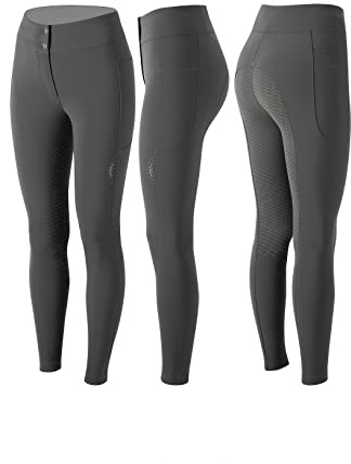 Animo Nuvelin Full Grip Damen Reithose Survivor dunkelgrün FS 2022, Größe:44 (D38)