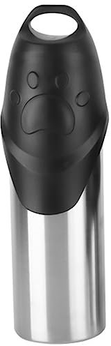 Gsrimgratoe -Trinkflasche für Hunde, Edelstahl, 1 Stück, -Trinkflasche für Haustiere, Wandern, Reisen im Freien, 750 ml