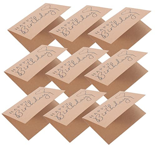 NUOBESTY 20stücke Kreative Geburtstagskarten Mit Segenswünschen Happy Birthday Grußkarten Für Freunde Und Familie Wunderschönes Design Aus Hochwertigem Papier Für Feiern