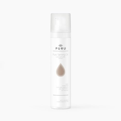 PURU | Pure Bräunungsöl mit Bio-Jojoba-, Gurkensamen- & Schwarzkümmelöl – Tiefenpflegend, Regenerierend, Vegan & Bio-Zertifiziert – Für Körper & Gesicht | 100 ml
