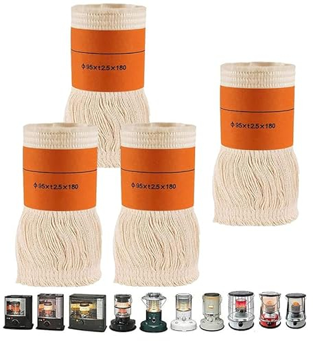 Docht für Petroleumheizung，Ersatzdocht für Petroleum Heizung Heizer Heizstrahler - 95 mm Durchmesser, t 2,5 mm, 180 mm Höhe