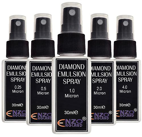 ENZO ENGLAND Poly Diamond Stropping Emulsion Suspension Slipmedel Lapping Fluid Premium Stropping Slipning Rakkniv Knivblad (2,0 mikron)