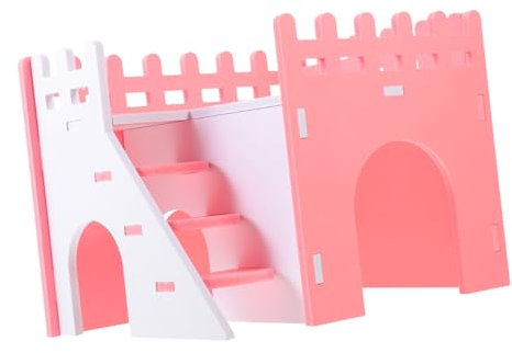 BUGUUYO Kleiner Rattenkäfig Versteck für Hamster Sichere PVC Hütte im Käfig