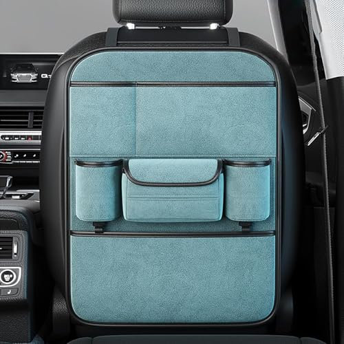 Autositz Organizer für Mercedes Maybach S Class Limousine L S350d/S400d/S450, Autositz Organizer Rücksitz Organizer mit Aufbewahrungstasche mit großer Kapazität Taschen,Blue/C