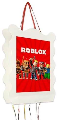 Piñata Robox Cumpleaños Infantil – Varios Diseños para Niños y Niñas - 30x40cm (Robox)