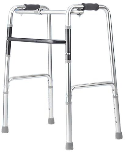 Andadores para Ancianos Plegable Taca Taca Adultos con Asiento Ligero de Aleación de Aluminio Caminadores para Mayores con Ruedas y Asiento, Ajustable en Altura