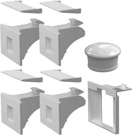 Kindersicheres Schrankschloss | selbstklebender Schubladensicherheitsriegel, unsichtbarer magnetischer Schutz für Wohnmöbel, Küchenschrank, Schrank, Schlafzimmer