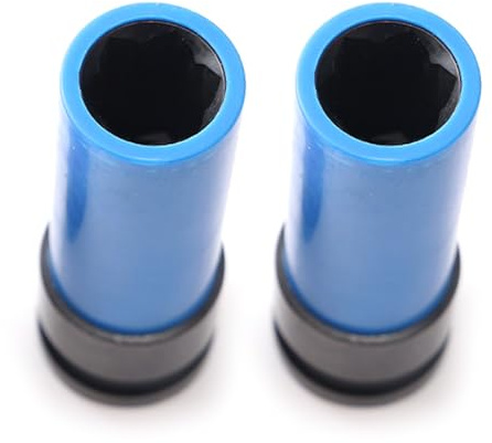 Clé À Douille De Retrait D'écrou Blocage Roue 17mm 2 Pièces Vis Antiperte Pneu Outil Réparation Antivol Outil Réparation Douille Antivol