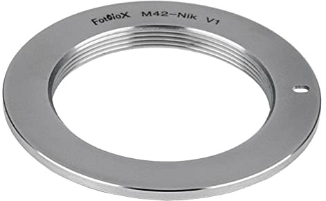 Fotodiox Pro Lens Mount Adapter Compatible with M42 Type 1 Lenses on Nikon F-Mount Cameras