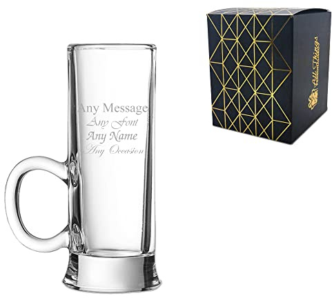 Personalised Engraved Islande Shot Glass with Handle 2oz Gift for Any Occasion
