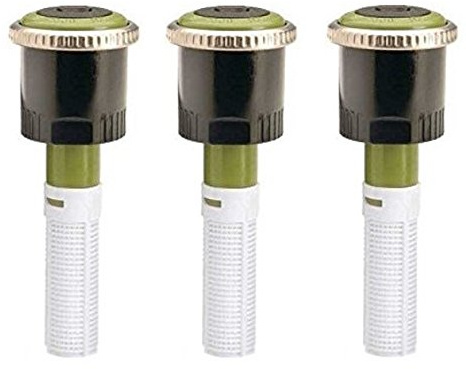 Hunter Düse MP 1000 für Sprinkler Universal, Oliv, Reichweite 2,5 bis 4,5 m, 3 Stück, Bereich der Beregnung - 360 Grad (MP 1000, Oliv)