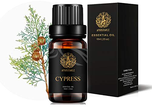 Aromaterapia olio essenziale cipresso, 0,33oz-10ml Cipresso Fragranza olio essenziale per Diffusori, umidificatore, 100% Pure Cypress Aromatherapy Olio essenziale fragranza per casa