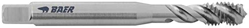 BaerCoil Baer Maschinengewindebohrer M8 Gewindebohrer HSSE 35° RSP - Gewindeschneider - M 8 x 1,25 - DIN 371 - Gewinde Bohrer metrisch Regelgewinde - Sackloch - unlegierte und niedriglegierte Stähle