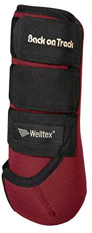 Back on Track® Welltex Arbeitsgamaschen Opal Hindleg Exercise Boot Dunkelrot (M)