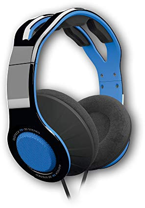 Gioteck - Tx30 - Cascos Gaming, Cable Audio Jack 3,5 Mm, Control de Sonido, Driver 40 Mm, Cascos con Microfono para Ps4, Xbox One, Nintendo Switch y PC (Azul y Negro) (Ps4)