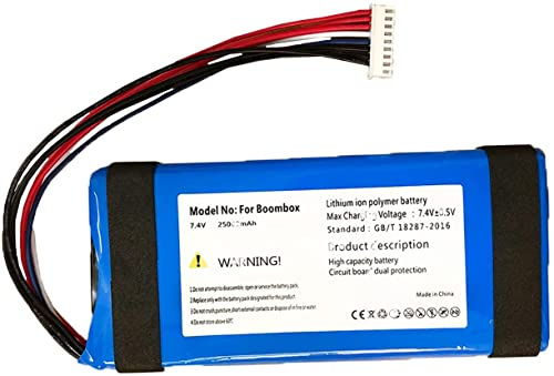 GSP0931134 01 Batterie | Remplacement pour JBL Boombox Bluetooth sans Fil (7.4V 25000mah)